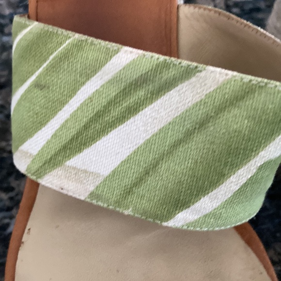 MICHAEL KORS WEDGE SANDALS TROPICAL ESPADRILLES SIZE 7.5 - Picture 3 of 6